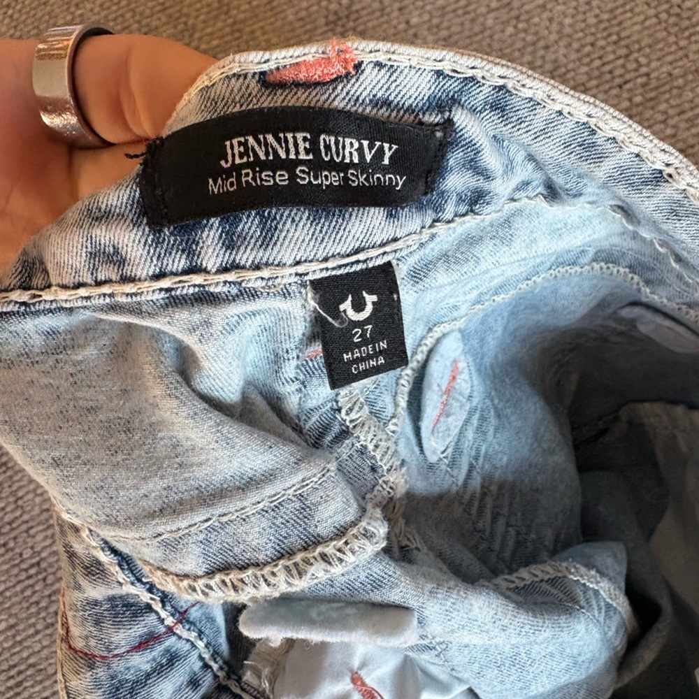 True Religion Jennie Curvy Light Blue Jeans
